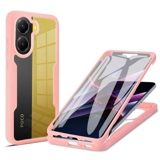 Maska za Xiaomi Poco X7 Pro, Techsuit, ColorVerse 360, Roza