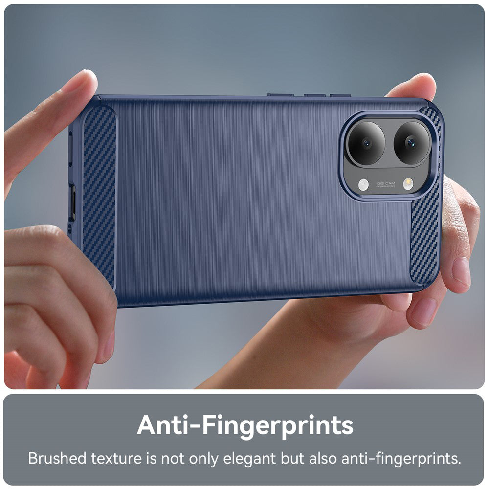 Maska za Xiaomi Poco X8 Pro Max, Techsuit, Karbon, Plava