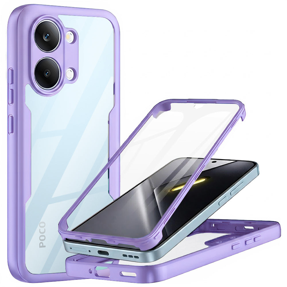 Maska za Xiaomi Poco X8 Pro Max, Techsuit, ColorVerse 360, Ljubičasta