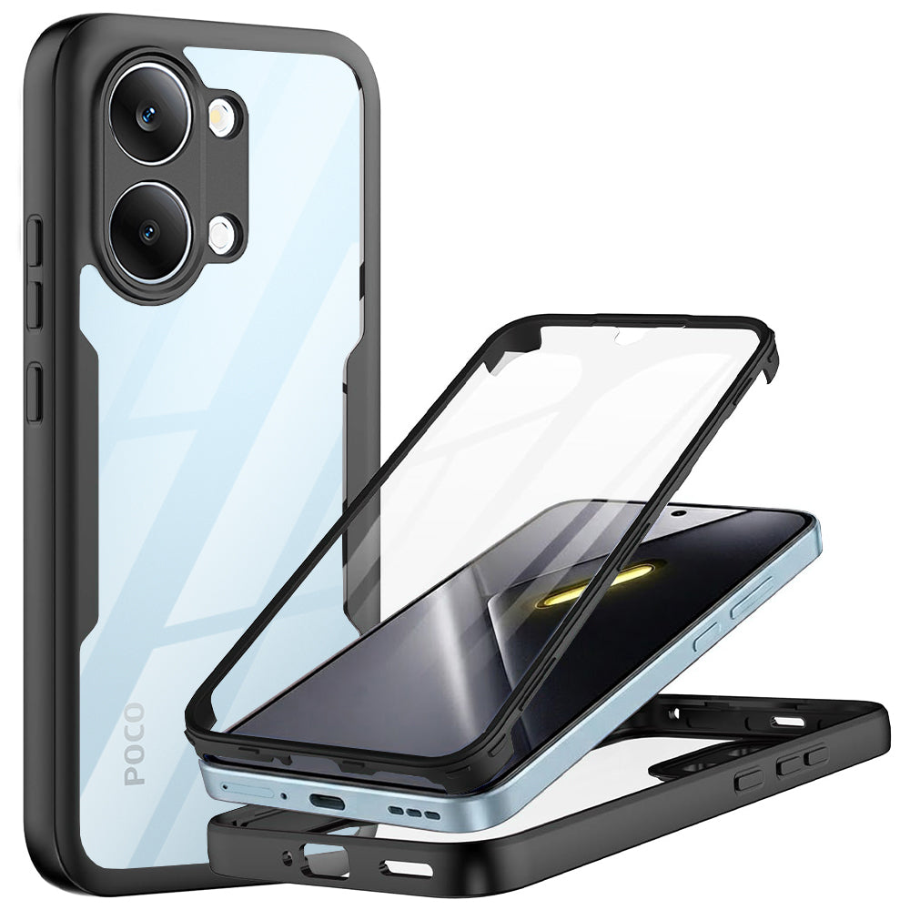 Maska za Xiaomi Poco X8 Pro Max, Techsuit, ColorVerse 360, Crna