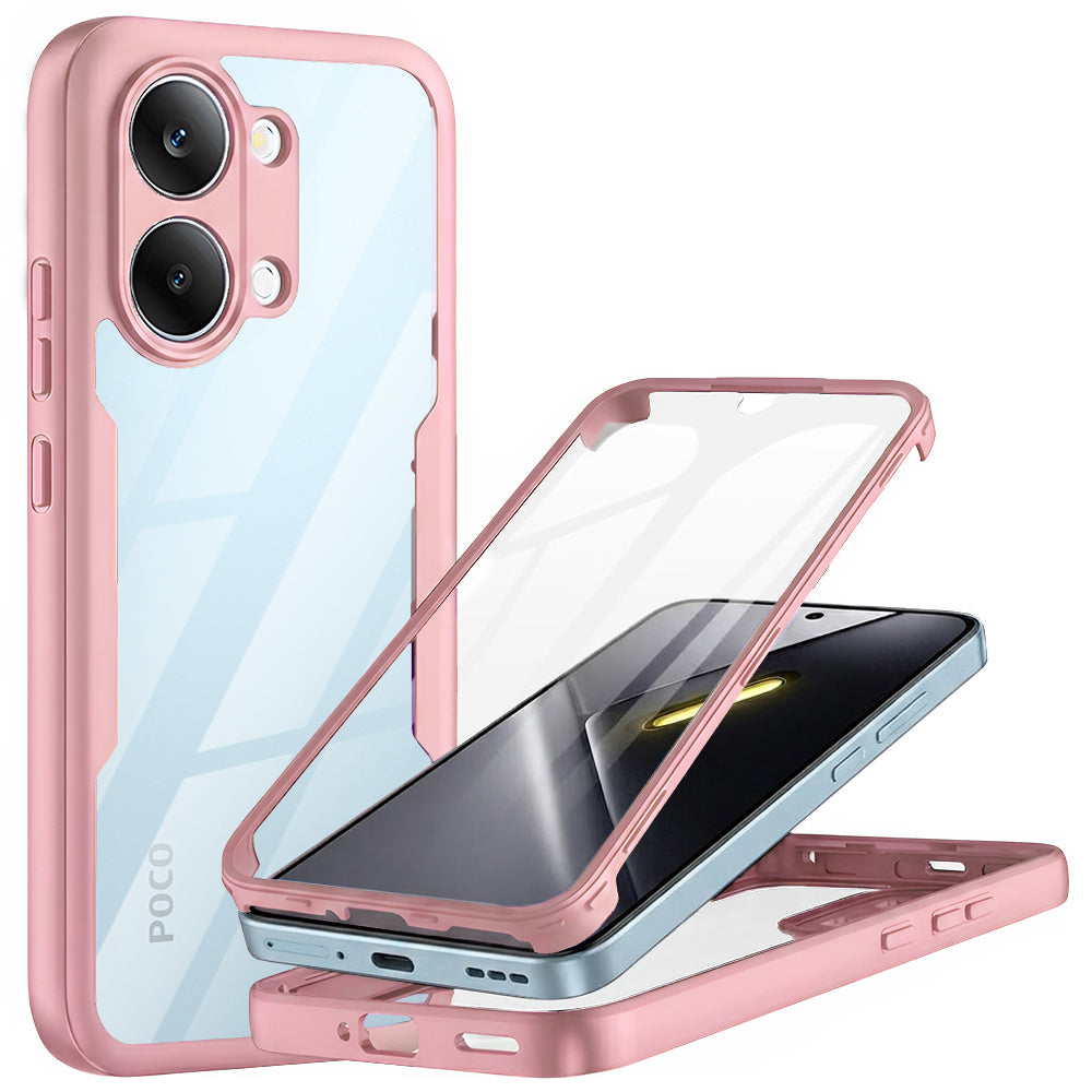 Maska za Xiaomi Poco X8 Pro Max, Techsuit, ColorVerse 360, Roza