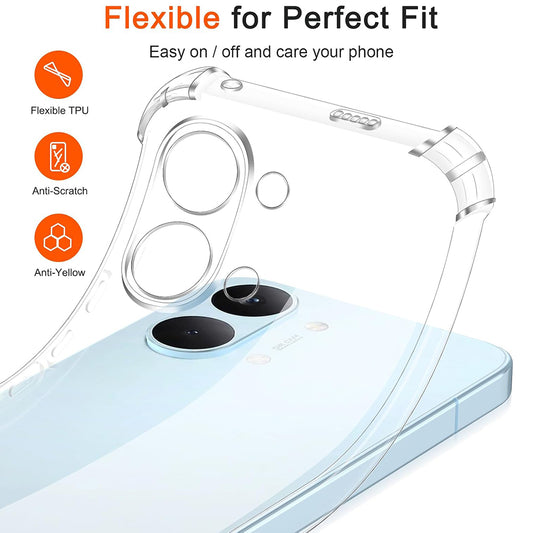 Futrola za Xiaomi Poco X8 Pro Max, Techsuit, Shockproof Clear, Prozirna
