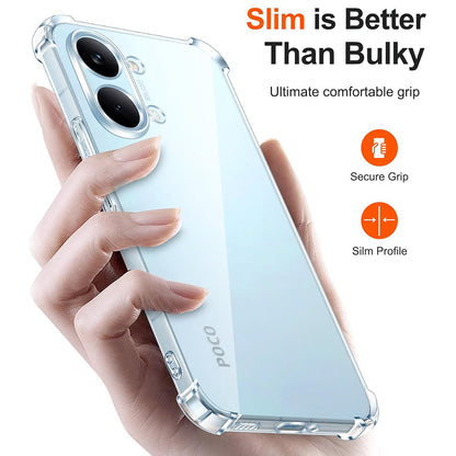 Futrola za Xiaomi Poco X8 Pro Max, Techsuit, Shockproof Clear, Prozirna