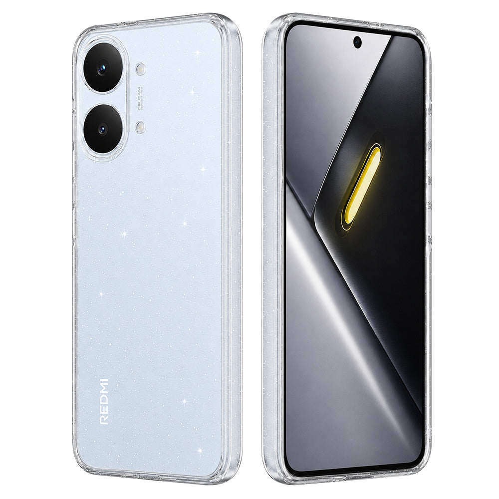 Maska za Xiaomi Poco X8 Pro Max, Techsuit, SparkleSkin, Prozirna