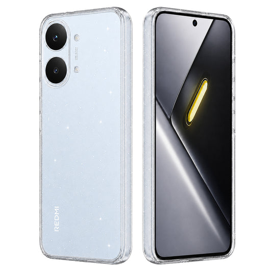 Maska za Xiaomi Poco X8 Pro Max, Techsuit, SparkleSkin, Prozirna