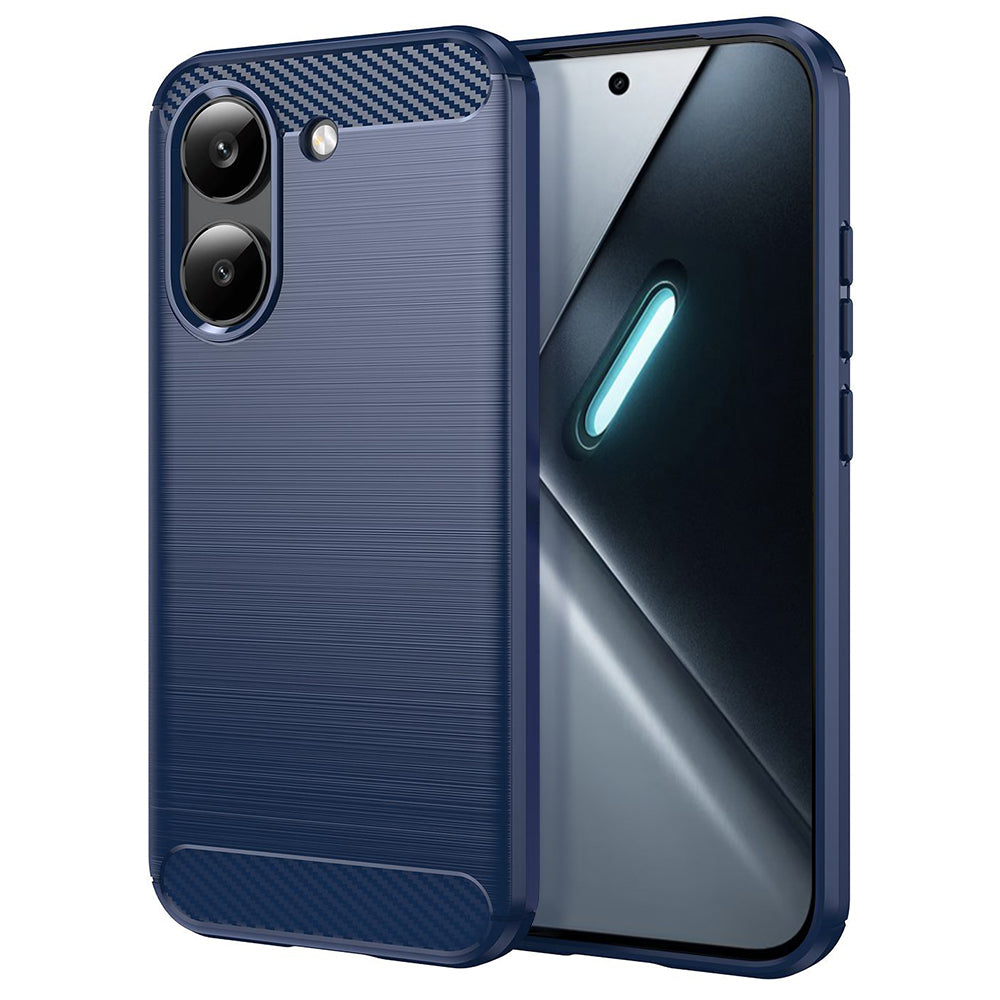 Maska za Xiaomi Poco X8 Pro, Techsuit, Karbon, Plava