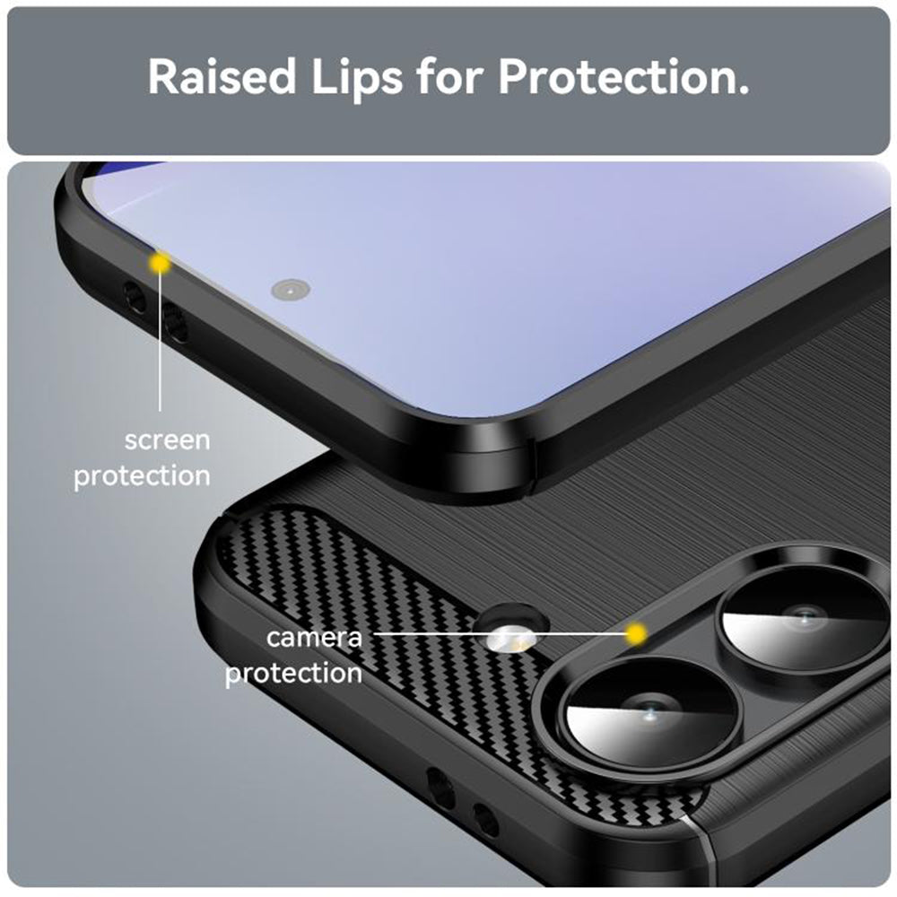 Maska za Xiaomi Poco X8 Pro, Techsuit, Karbon, Plava