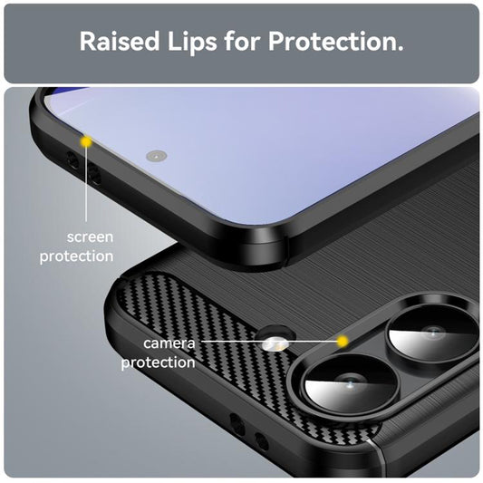 Maska za Xiaomi Poco X8 Pro, Techsuit, Karbon, Plava