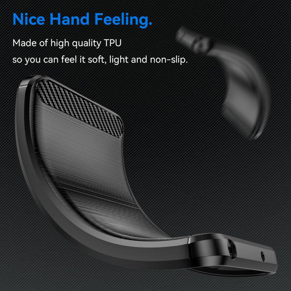 Maska za Xiaomi Poco X8 Pro, Techsuit, Karbon, Plava