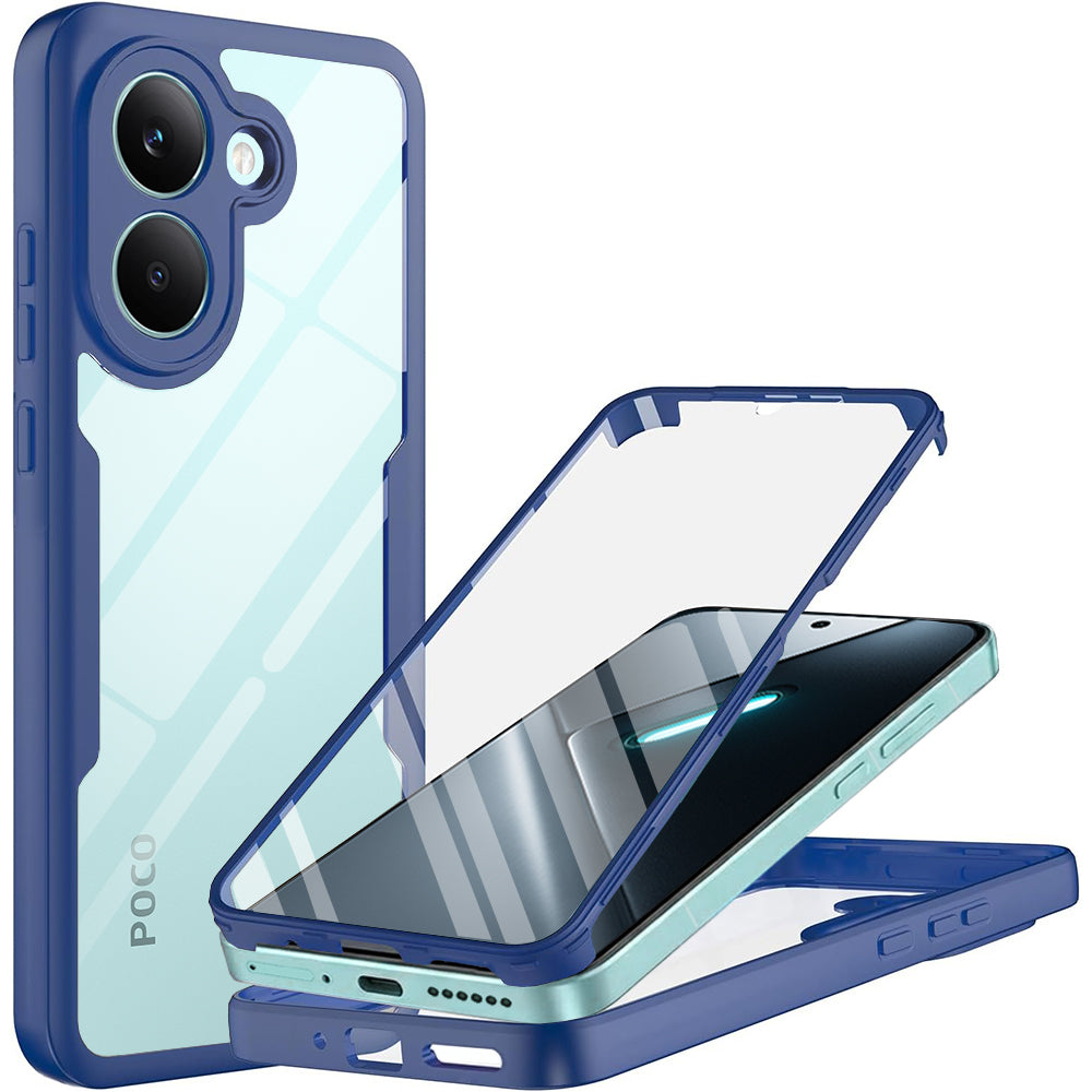Maska za Xiaomi Poco X8 Pro, Techsuit, ColorVerse 360, Plava
