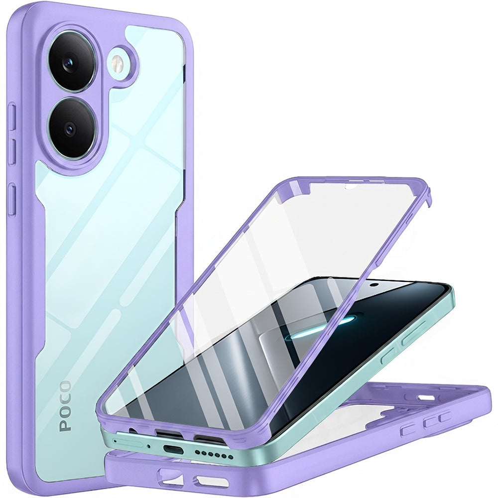Maska za Xiaomi Poco X8 Pro, Techsuit, ColorVerse 360, Ljubičasta