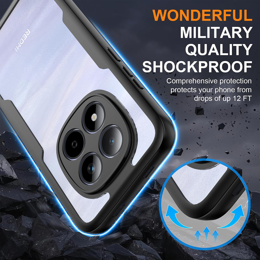 Maska za Xiaomi Poco X8 Pro, Techsuit, ColorVerse 360, Crna