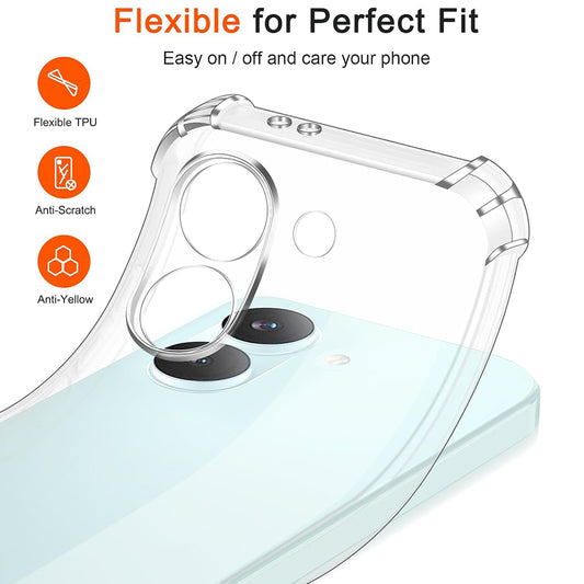 Futrola za Xiaomi Poco X8 Pro, Techsuit, Shockproof Clear, Prozirna