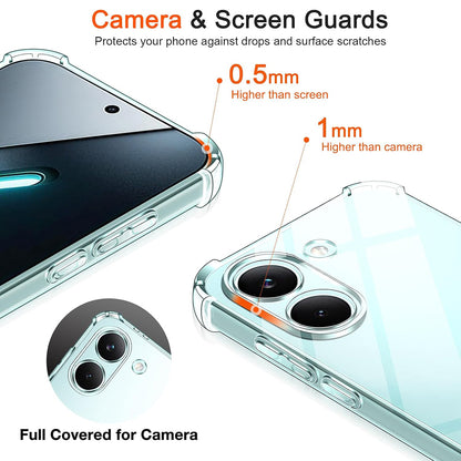 Futrola za Xiaomi Poco X8 Pro, Techsuit, Shockproof Clear, Prozirna