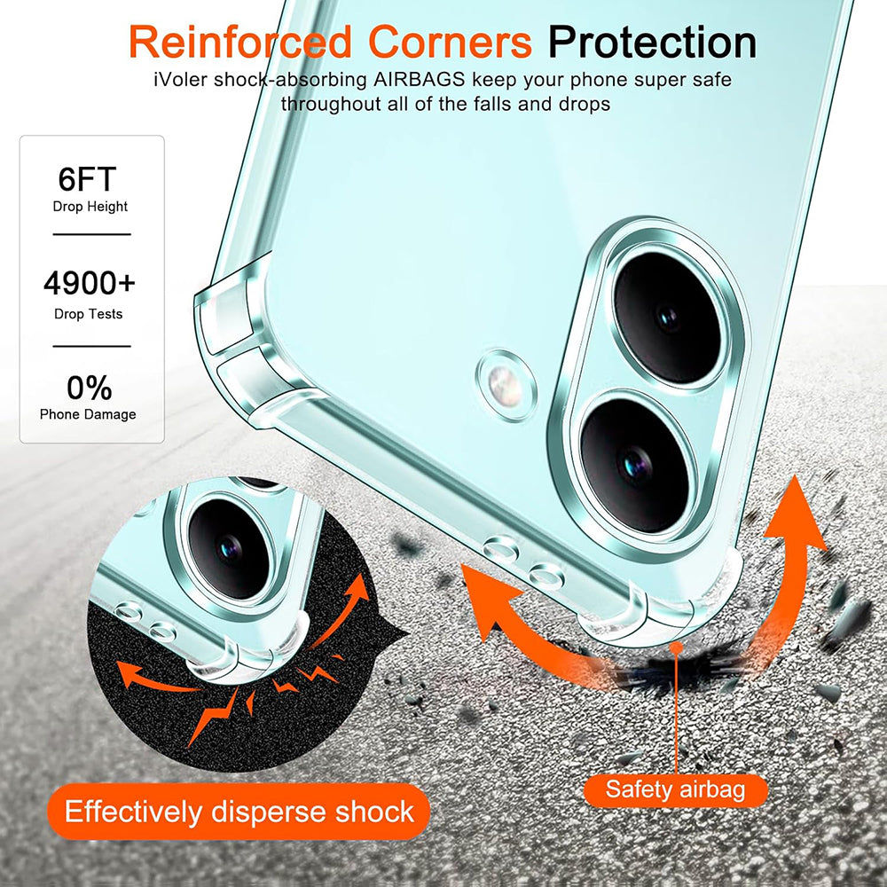 Futrola za Xiaomi Poco X8 Pro, Techsuit, Shockproof Clear, Prozirna