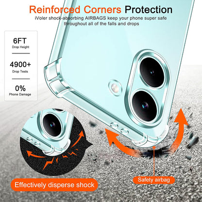 Futrola za Xiaomi Poco X8 Pro, Techsuit, Shockproof Clear, Prozirna