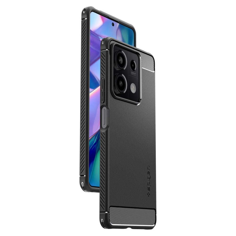 Futrola za Xiaomi Redmi Note 13 5G, Spigen, Rugged Armor, Crna ACS07665