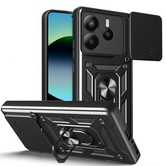 Futrola za Xiaomi Redmi Note 14 5G, Tech-Protect, CamShield Pro, Crna