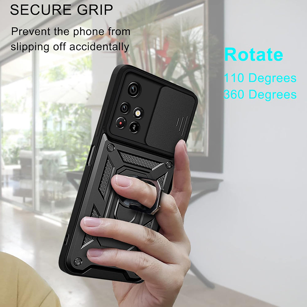 Maska za Xiaomi Redmi 10 2022 / 10 (2021), Techsuit, CamShield, Crna