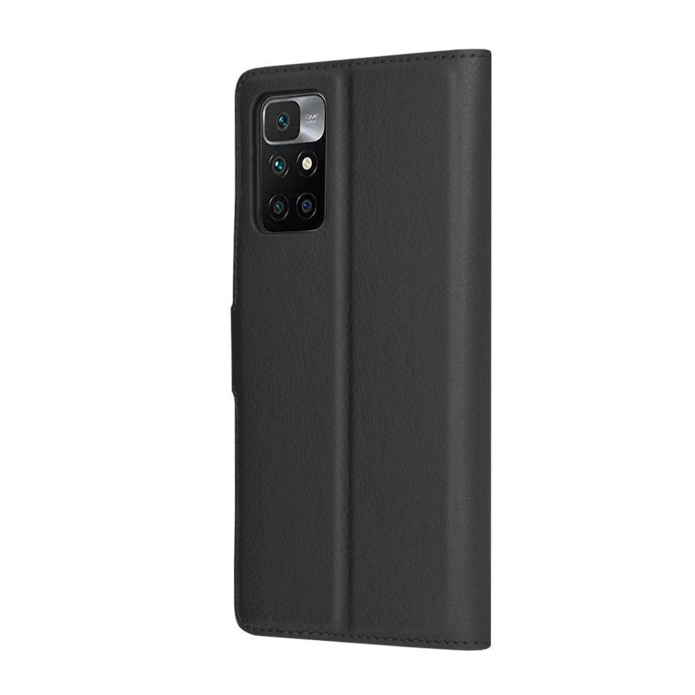 Futrola za Xiaomi Redmi 10 2022 / 10 (2021), Techsuit, Kožna Folio, Crna