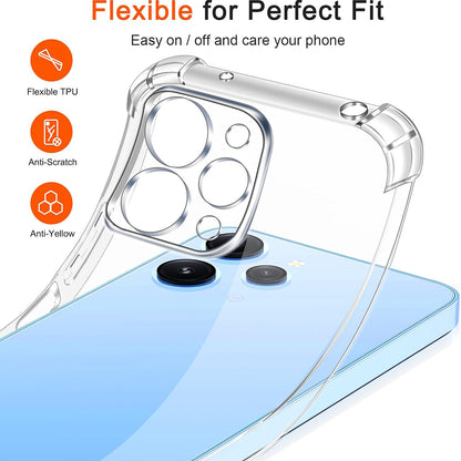 Maska za Xiaomi Redmi 12 5G / 12, Techsuit, Otporna na udarce, Prozirna