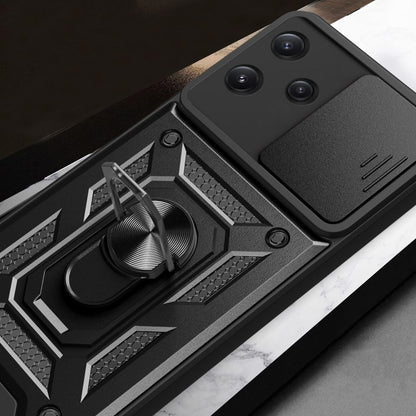 Maska za Xiaomi Redmi 12 5G, Techsuit, CamShield, Crna