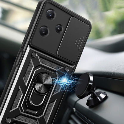 Maska za Xiaomi Redmi 12 5G, Techsuit, CamShield, Crna