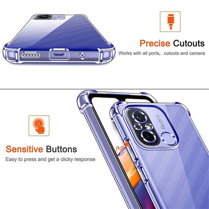 Maska za Xiaomi Redmi 12C, Techsuit, Shockproof Clear, Prozirna