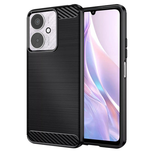 Maska za Xiaomi Redmi 13C 5G / 13C / Poco C65, Techsuit, Karbon, Crna