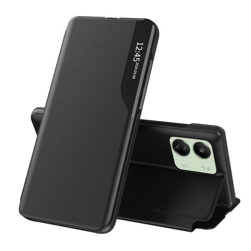 Maska za Xiaomi Redmi 13C 5G / 13C / Poco C65, Techsuit, eFold, Crna