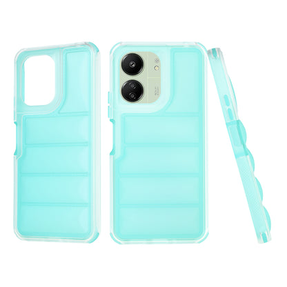 Maska za Xiaomi Redmi 13C 5G / 13C / Poco C65, Techsuit, Wave Shield, Tirkizna