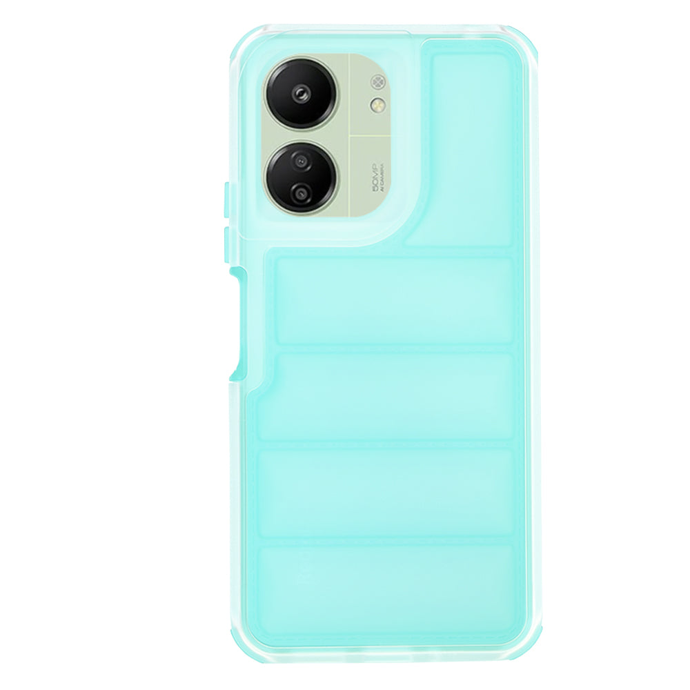 Maska za Xiaomi Redmi 13C 5G / 13C / Poco C65, Techsuit, Wave Shield, Tirkizna