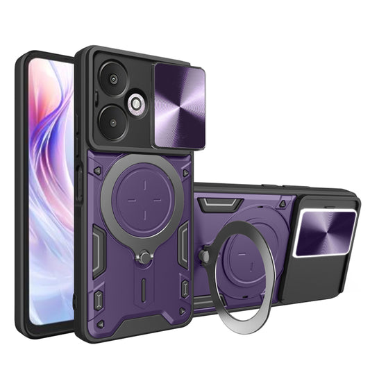 Maska za Xiaomi Redmi 13C 5G, Techsuit, CamGuard Pro, Ljubičasta