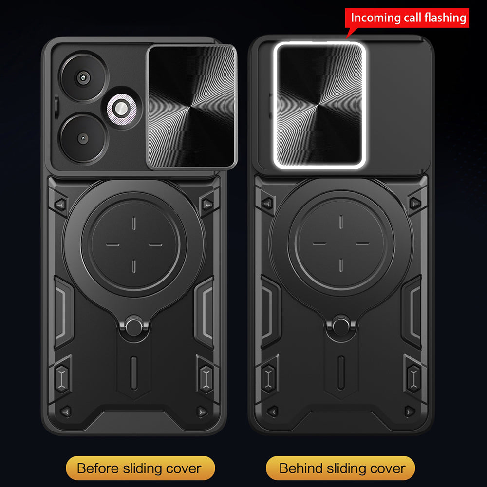 Maska za Xiaomi Redmi 13C 5G, Techsuit, CamGuard Pro, Crna