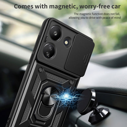 Maska za Xiaomi Redmi 13C 5G, Techsuit, CamShield, Crna
