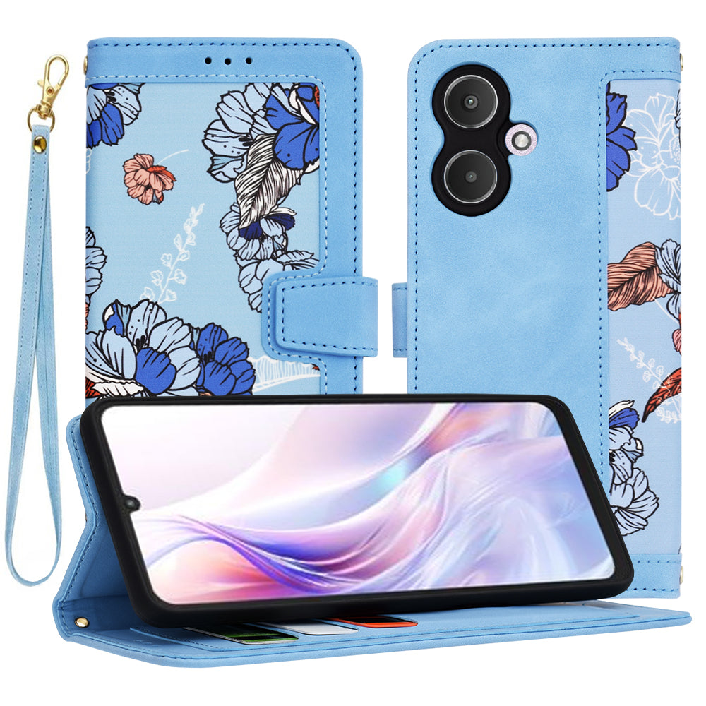 Maska za Xiaomi Redmi 13C 5G, Techsuit, FlipCraft, Plava