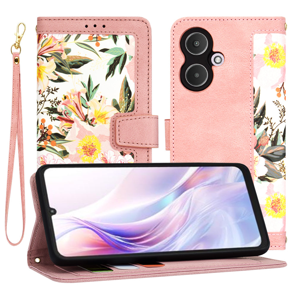 Maska za Xiaomi Redmi 13C 5G, Techsuit, FlipCraft, Roza