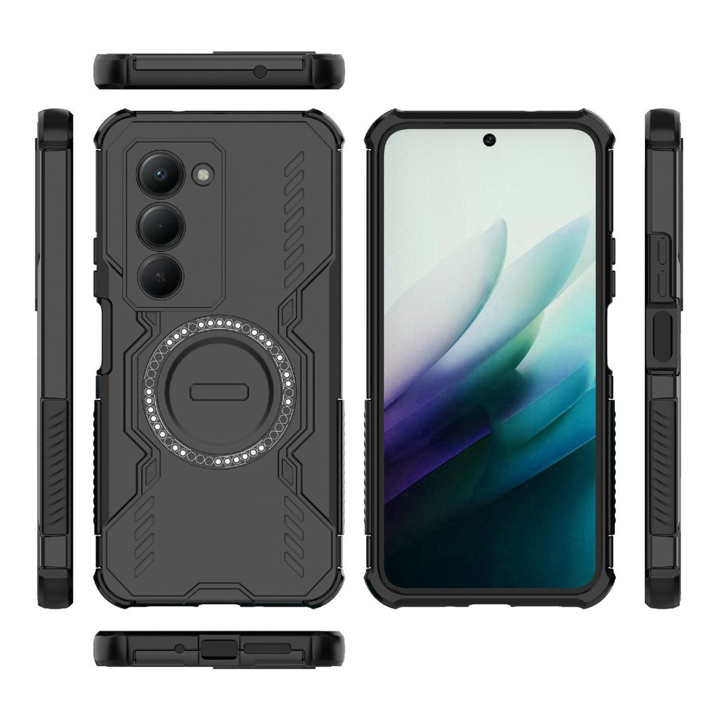 Futrola za Xiaomi Redmi 15 5G / 15 4G, Techsuit, ArmorMag, Crna