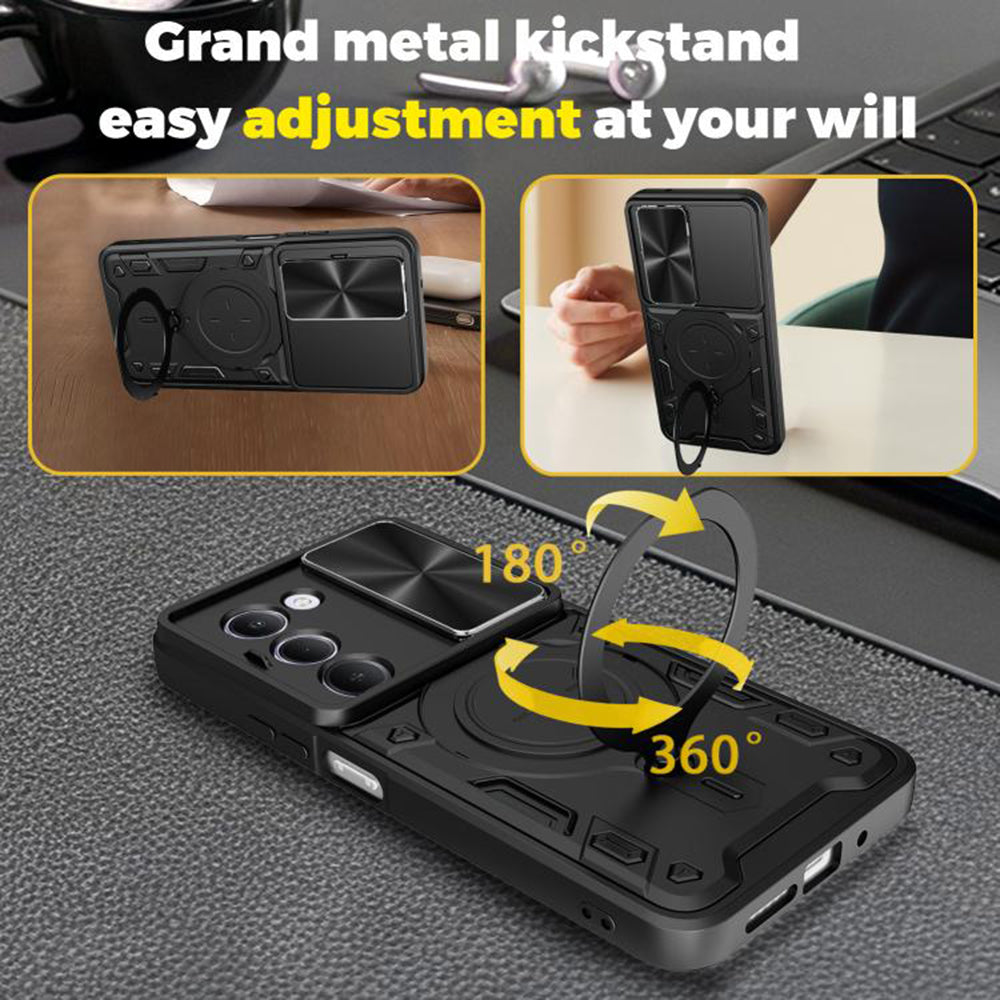 Futrola za Xiaomi Redmi 15 5G / 15 4G, Techsuit, CamGuard Pro, Ljubičasta