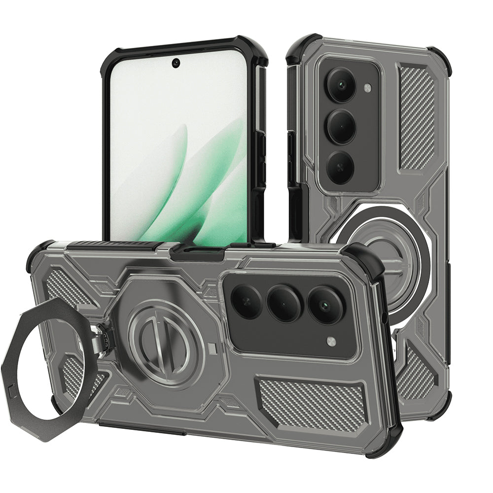 Futrola za Xiaomi Redmi 15 5G / 15 4G, Techsuit, Carbon Shield Pro, Svijetlo crna