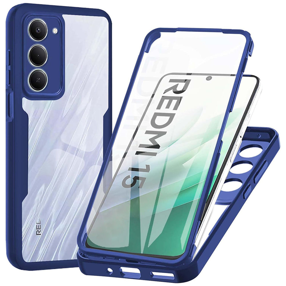 Maska za Xiaomi Redmi 15 5G / 15 4G, Techsuit, ColorVerse 360, Plava