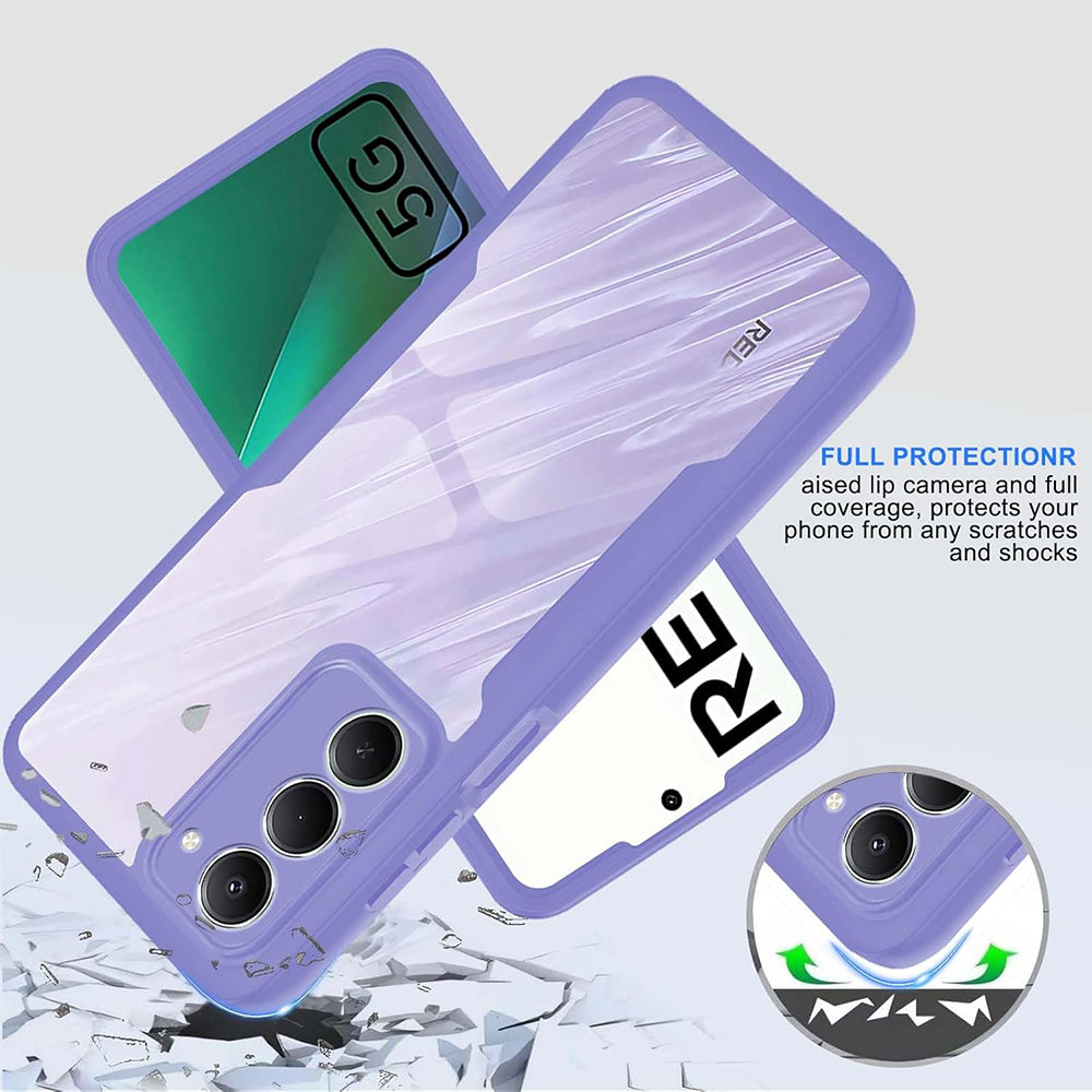 Maska za Xiaomi Redmi 15 5G / 15 4G, Techsuit, ColorVerse 360, Ljubičasta