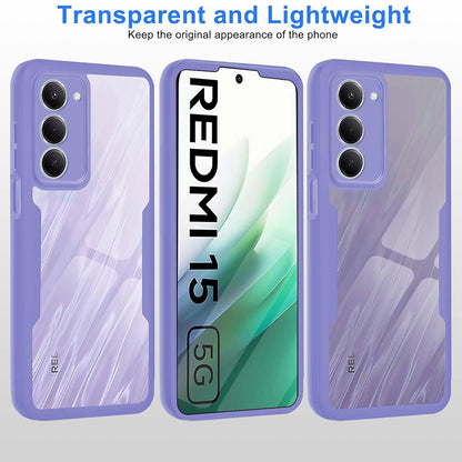 Maska za Xiaomi Redmi 15 5G / 15 4G, Techsuit, ColorVerse 360, Ljubičasta