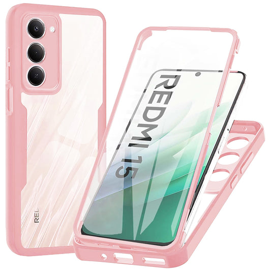 Maska za Xiaomi Redmi 15 5G / 15 4G, Techsuit, ColorVerse 360, Roza