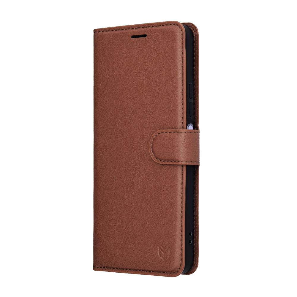 Futrola za Xiaomi Redmi 15 5G / 15 4G, Techsuit, Leather Folio, smeđa