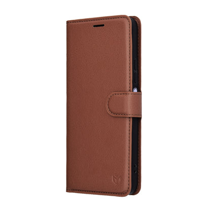 Futrola za Xiaomi Redmi 15 5G / 15 4G, Techsuit, Leather Folio, smeđa