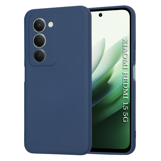 Maska za Xiaomi Redmi 15 5G / 15 4G, Techsuit, SoftFlex, Tamnoplava