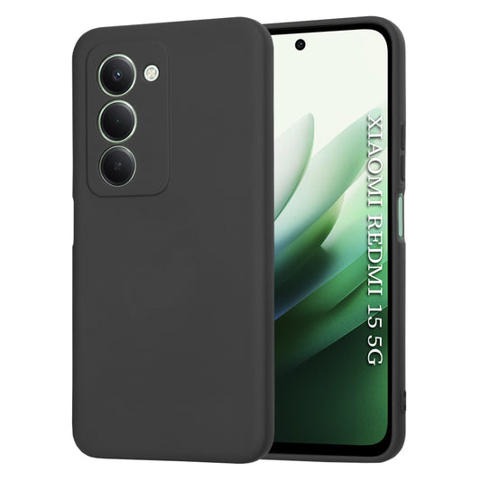 Maska za Xiaomi Redmi 15 5G / 15 4G, Techsuit, SoftFlex, Crna