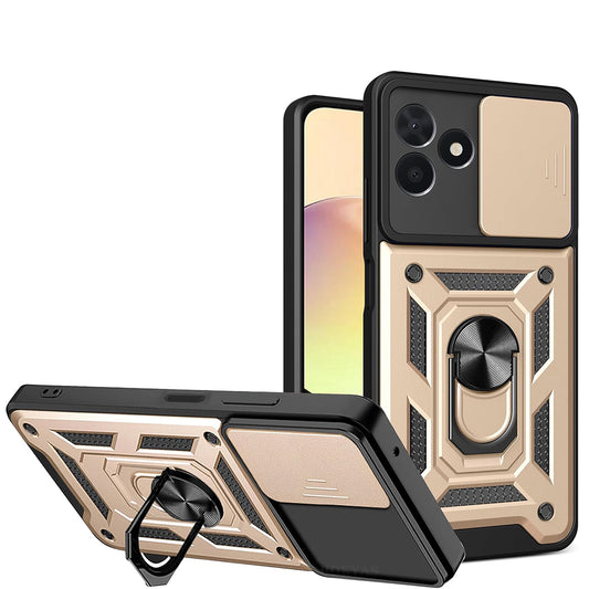 Maska za Xiaomi Redmi 15C 5G / 15C 4G, Techsuit, CamShield, Zlatna