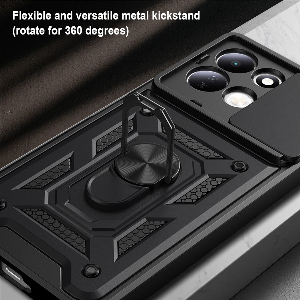 Maska za Xiaomi Redmi 17 5G / 17 4G, Techsuit, CamShield, Ružičasto Zlatna